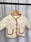 Floral quilted coat image 0