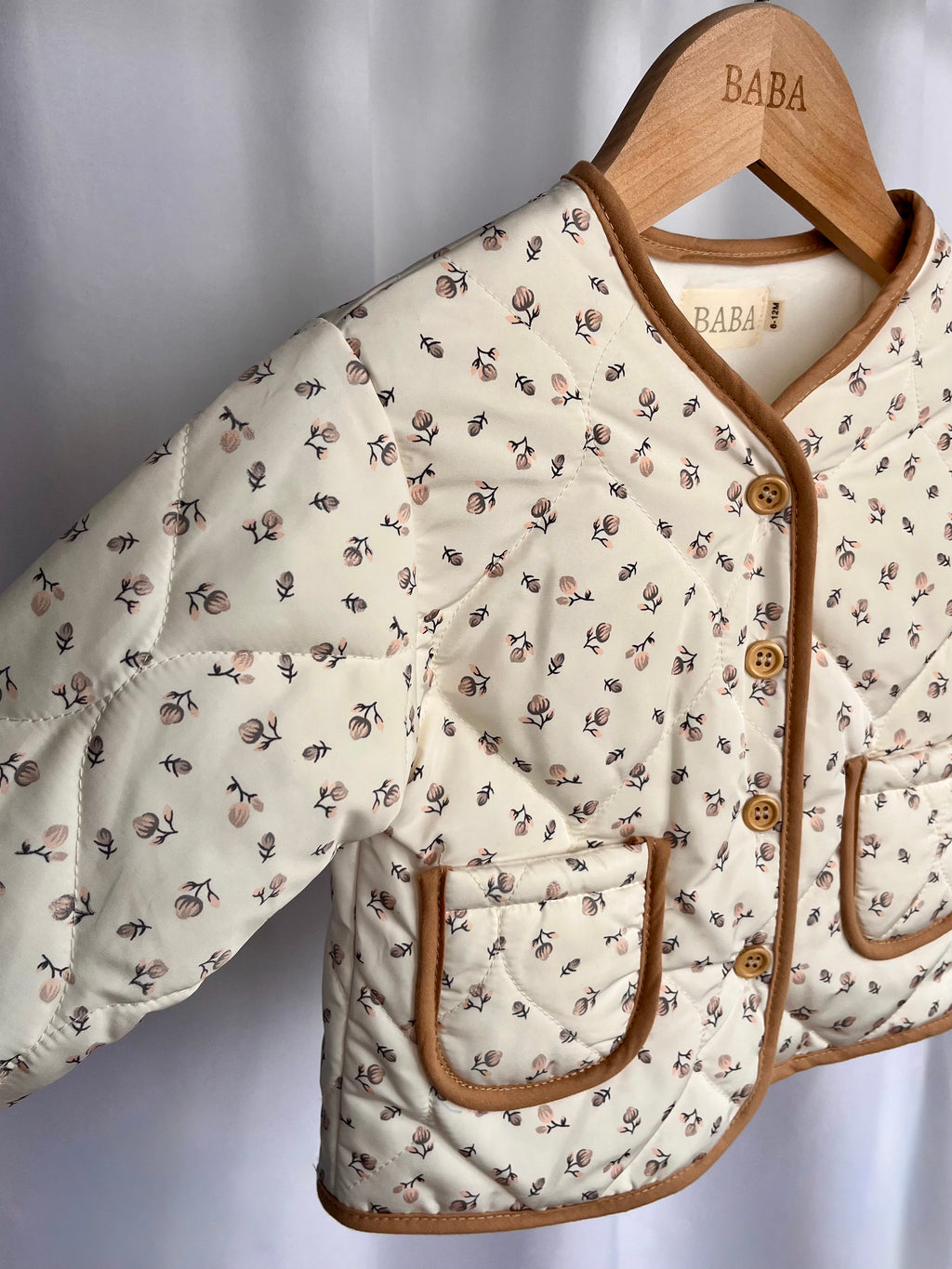 Floral quilted coat image 4