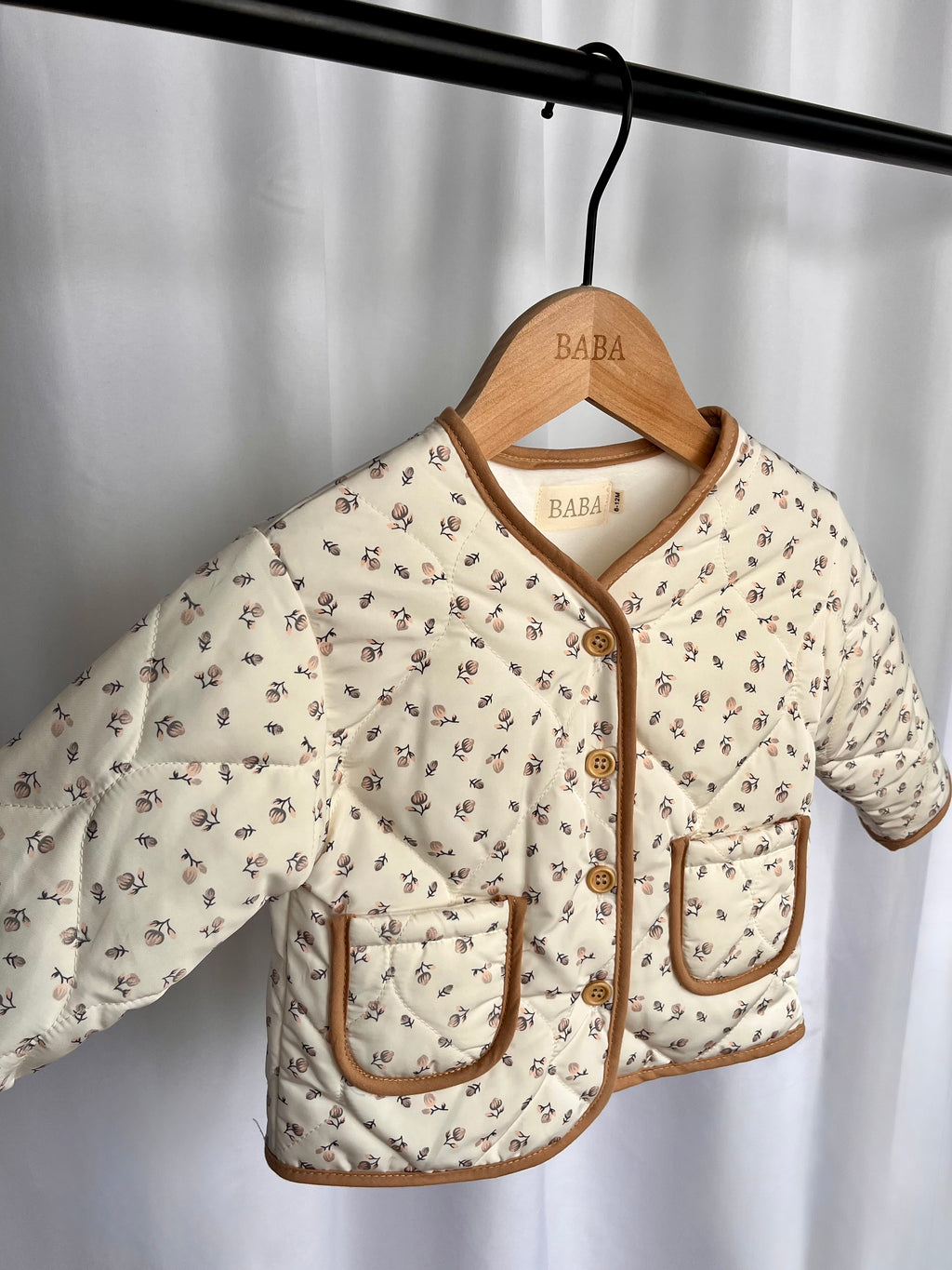 Floral quilted coat image 3
