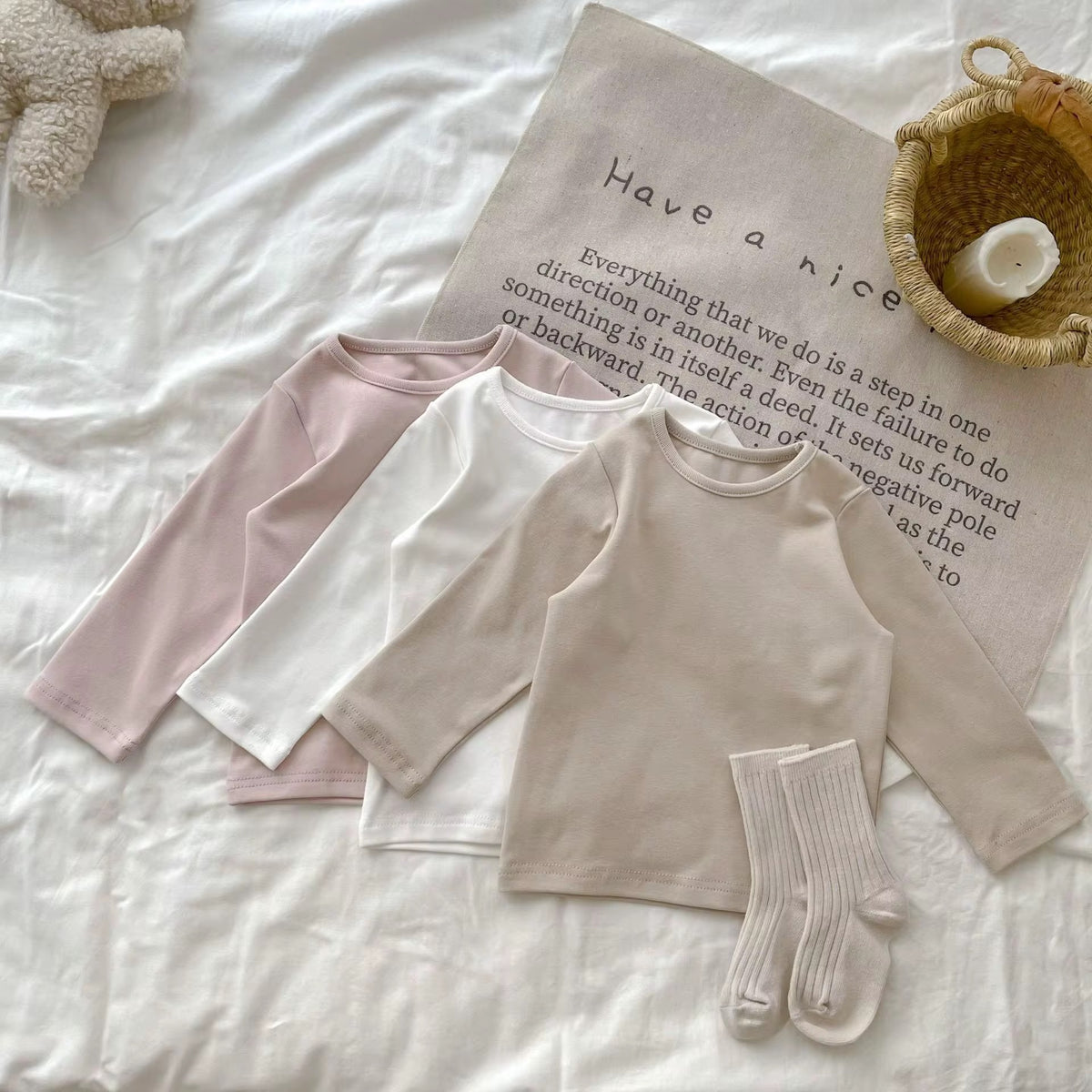 Plain cotton tee  image 1